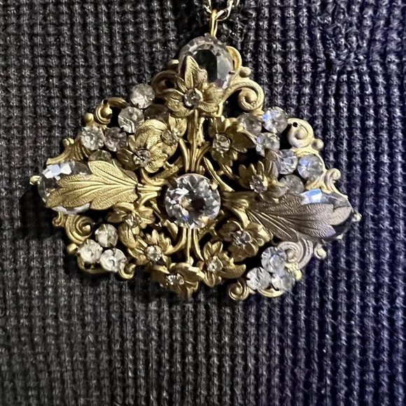 MADE IN THE DEEP SOUTH  one of kind statement necklace - Picture 3 of 16